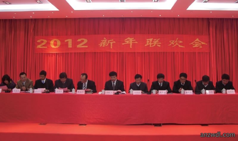 公司年终大会暨2012新年联欢会隆重台开